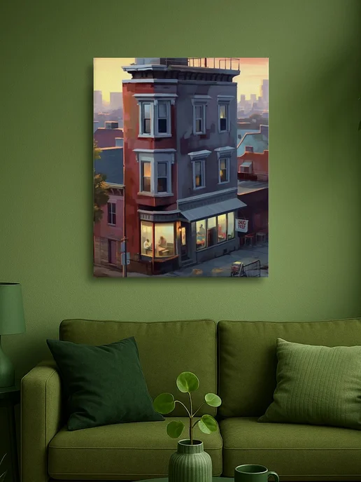 АртКод Картина на холсте 40 x 50 архитектура, 40x50, фото 2