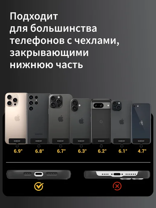 SwitchEasy Шнурок для телефона с держателем-вкладышем 8,3мм, фиолетовый, фиолетовый, фото 3