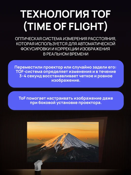 Wanbo Портативный проектор Cube 2 Pro, Full HD, синий, синий, фото 3