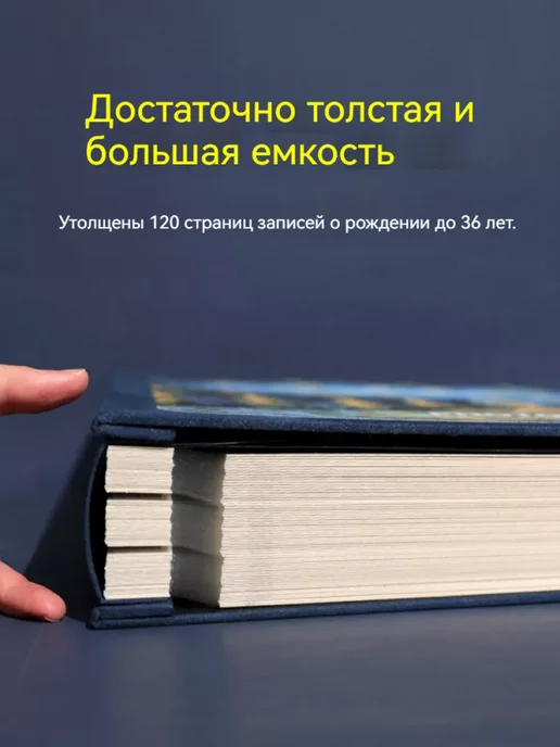 Фотоальбом,Самоклеящийся фотоальбом,325x330x65mm,120 страниц, желтый, фото 5