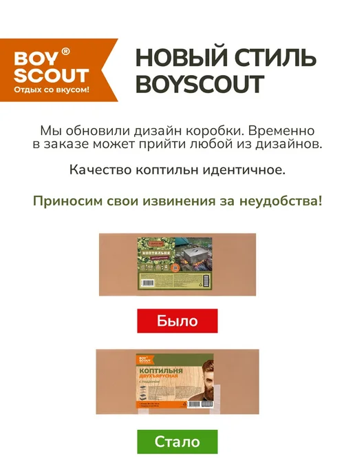 Boyscout Коптильня горячего копчения двухъярусная, вариант, фото 6