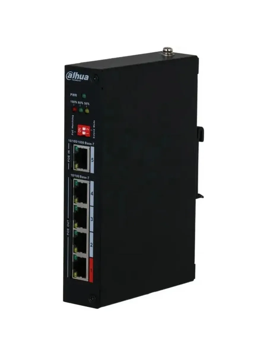 PoE-Инжектор DH-PFT1500 5-портовый уличное исполнение