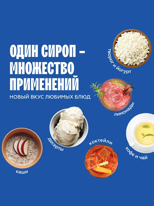 The Flip Сироп для коктейлей Блю Курасао 1 литр, вариант, фото 3