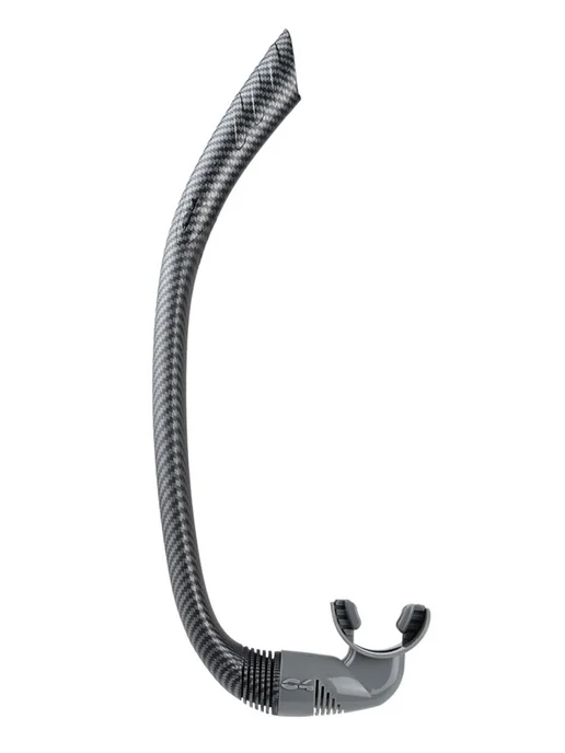 C4 CARBON Трубка для плавания взрослая C4 MELTEMI SOFT CARBON, серый, фото 3
