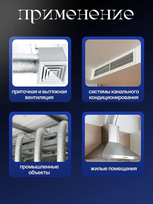 IKEA Круглый гибкий воздуховод IКЕА NYTTIG TUB НИТТИГ 300см 15 см, серый, фото 4