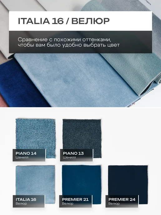 Onesta design factory Пуфик мешок бескаркасный большой мягкий, голубой, фото 3