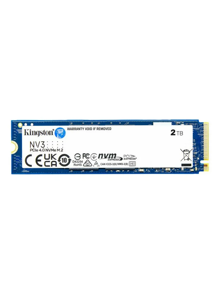 Накопитель SSD M.2 NVMe диск 2 ТБ (SNV3S 2000G) Kingston 528760504 купить за 27 797 ₽ в интернет‑магазине Wildberries