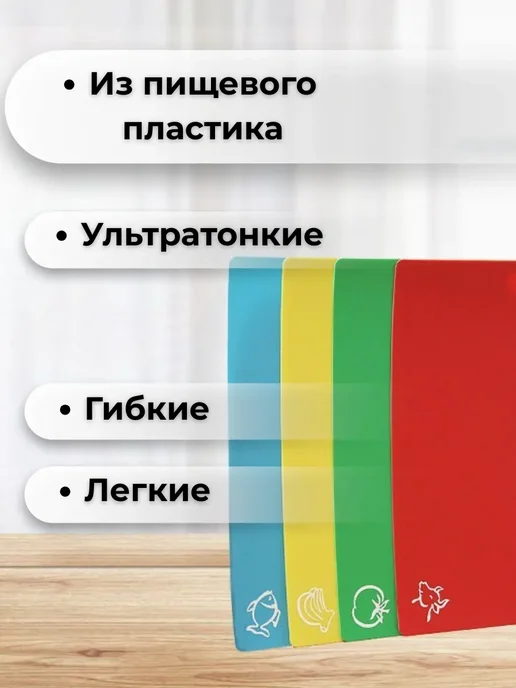 Мо и ника Разделочные доски набор, синий, фото 2