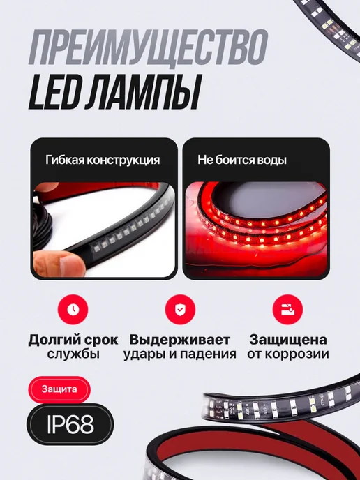 StepWise Подсветка в машину под ноги светодиодная неоновая, вариант, фото 4