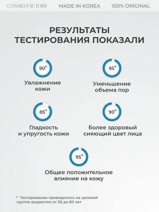 COSMO FACTORY Гидрогелевые тающие маски с гиалуроновой кислотой 3 шт, 5 шт, фото 6