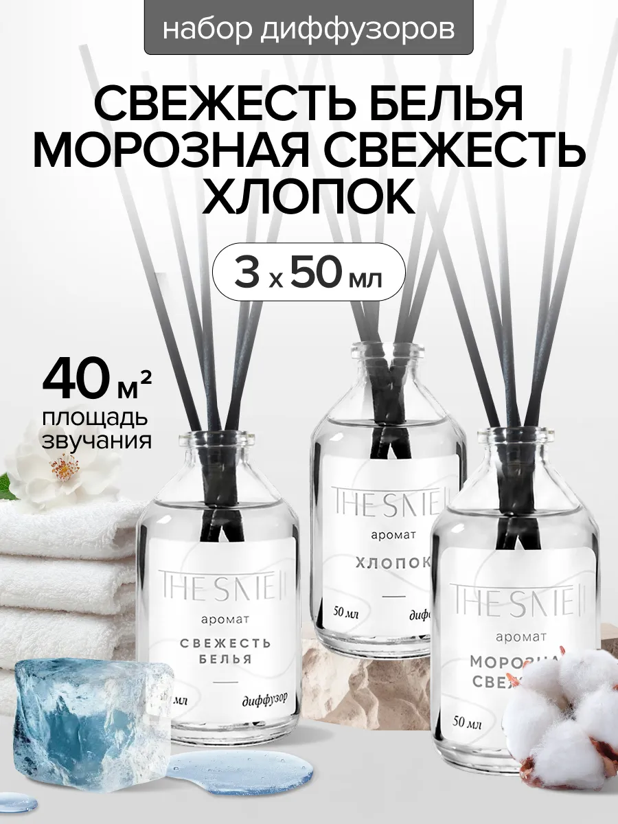 Диффузор для дома с палочками 3 шт
