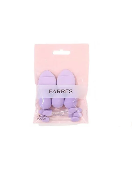 FARRES Набор аксессуаров для макияжа спонжи+аппликаторы, 15 шт, фото 2