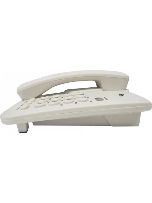 RITMIX Стационарный телефон проводной для дома офиса RT-311 White, белый, фото 5