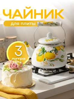 Чайник для плиты эмалированный KL-4470