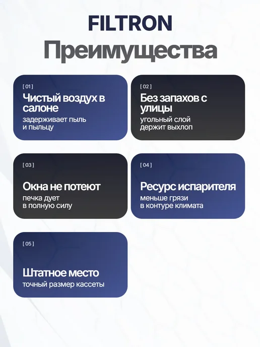 FILTRON Фильтр воздуха активированный уголь 200x212x34 мм RENAULT, 200x212x34 мм, фото 2