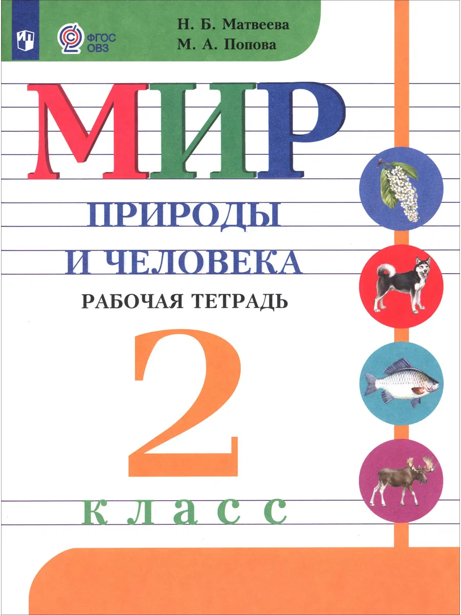Мир природы и человека. 2 класс. Рабочая тетрадь