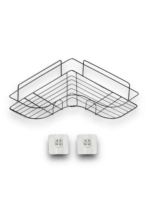 RuMir Полка для ванной и кухни настенная угловая, вариант, фото 4