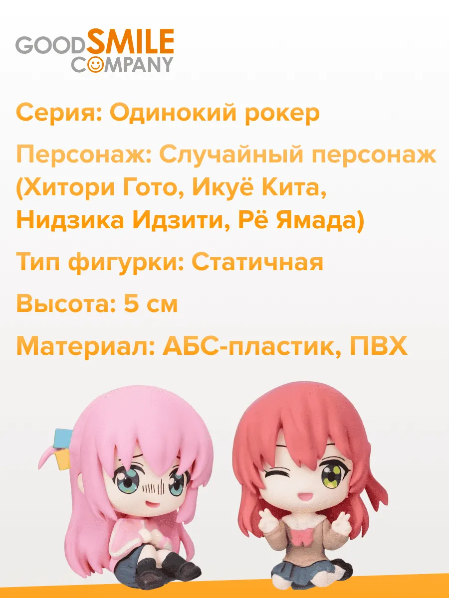 Фигурка аниме Bushiroad Одинокий рокер Kessoku 1шт. 5см