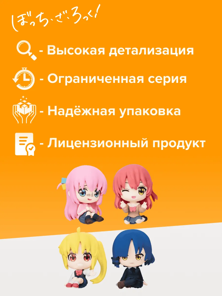Фигурка аниме Bushiroad Одинокий рокер Kessoku 1шт. 5см