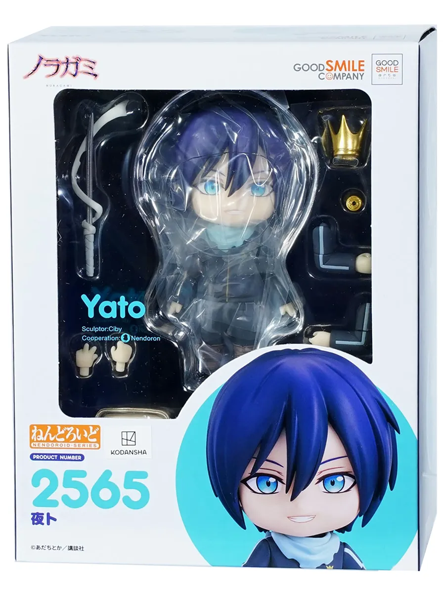 Фигурка аниме Nendoroid Бездомный Бог Noragami Ято Yato 10см Фигурка аниме Nendoroid Бездомный Бог Noragami Ято Yato 10см