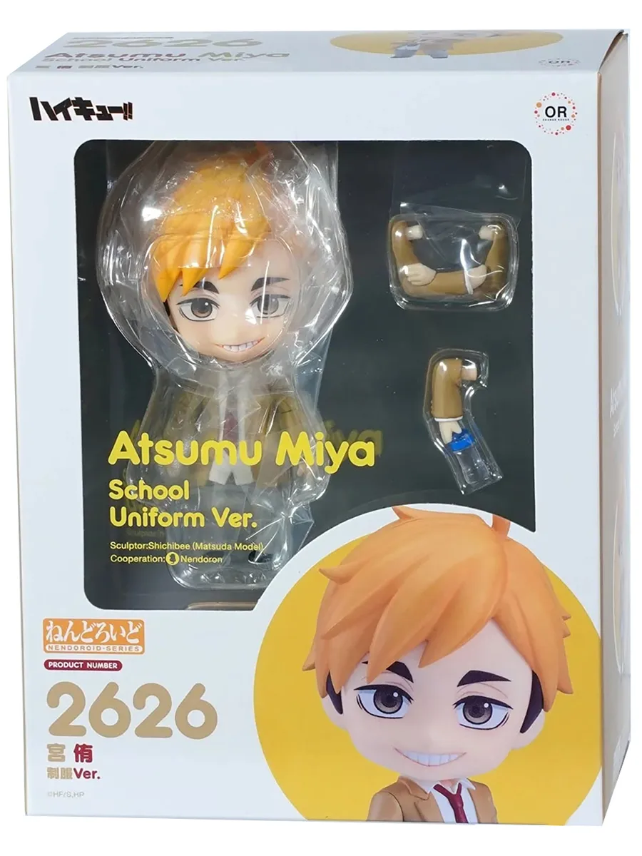 Фигурка аниме Nendoroid Волейбол Haikyuu Атсуму Мия 10см Фигурка аниме Nendoroid Волейбол Haikyuu Атсуму Мия 10см