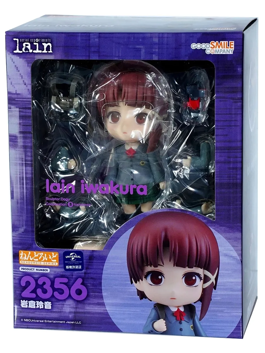 Фигурка аниме Nendoroid Эксперименты Лэйн Лэйн Ивакура 10см Фигурка аниме Nendoroid Эксперименты Лэйн Лэйн Ивакура 10см