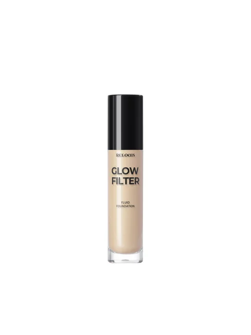 RELOUIS Тональный крем сияющий флюид Glow Filter Fluid Foundation то…, бежевый, фото 7