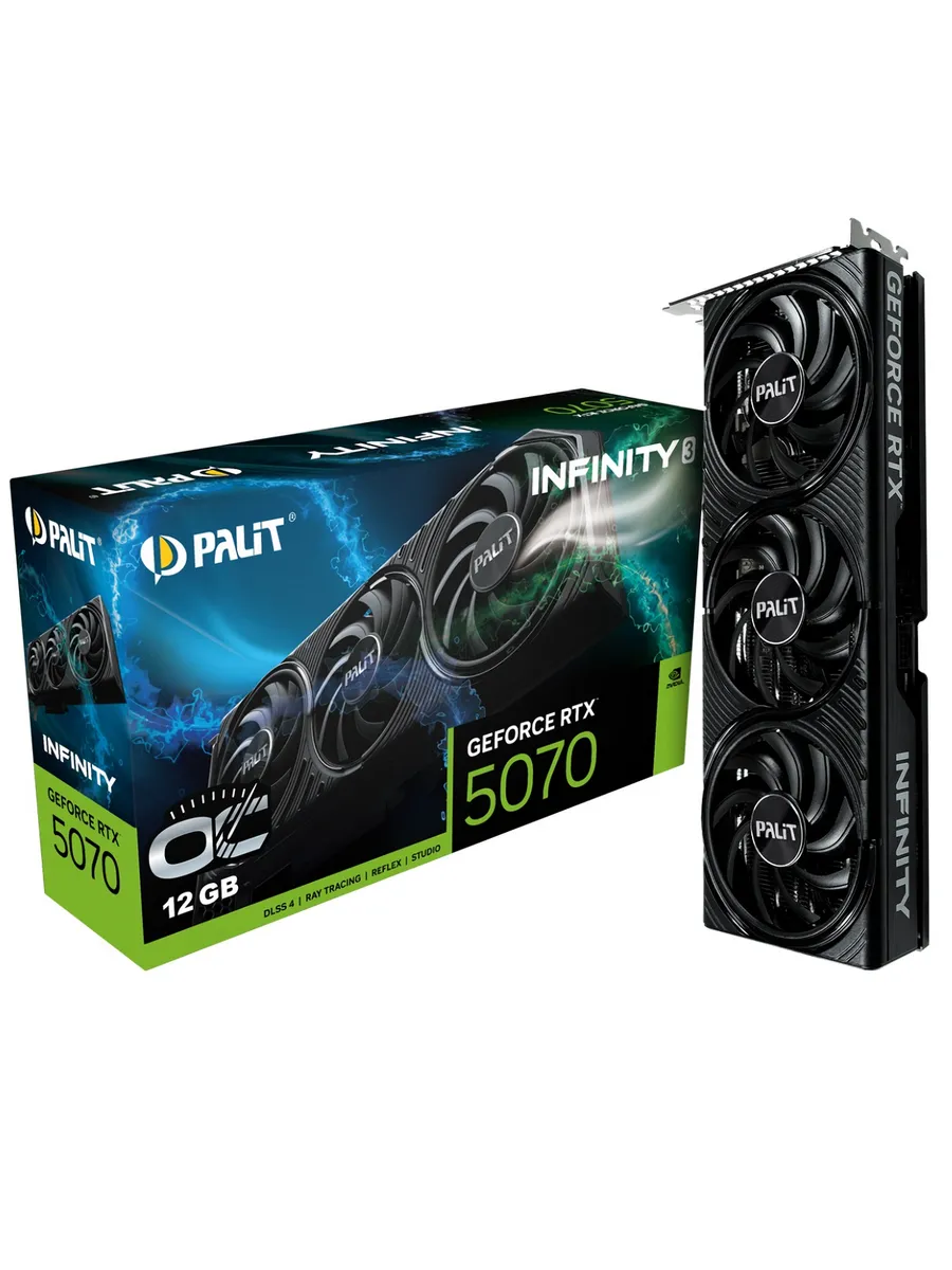 Видеокарта GeForce RTX 5070 Infinity 3 OC 12GB GDDR7