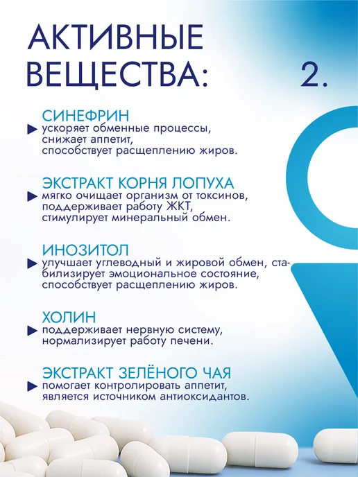 Жиросжигатель для похудения Ozempil в капсулах, вариант, фото 7