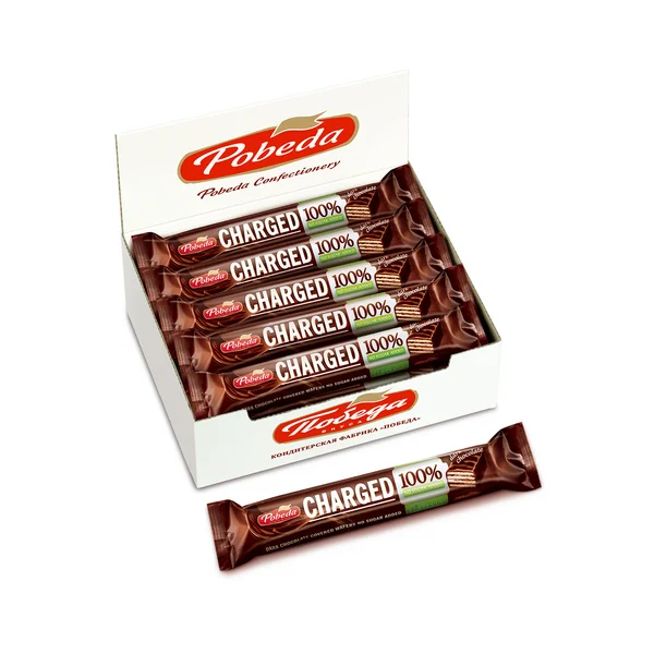 Батончик "ЧАРЖЕД" в горьком шоколаде без сахара, 20 шт/45 г
