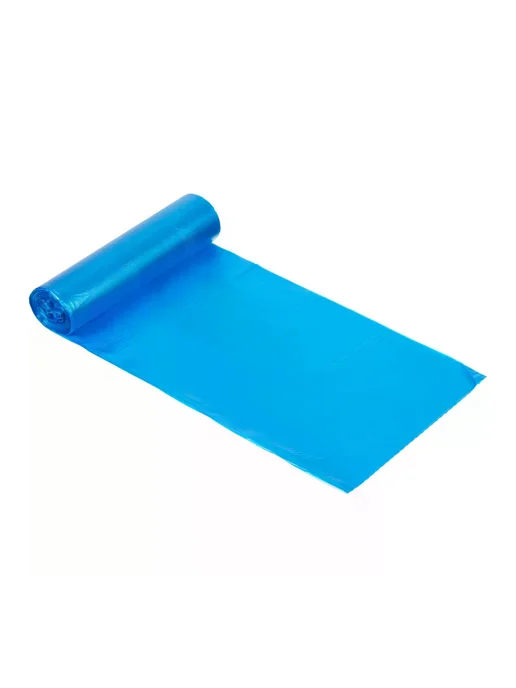 Мешки для мусора ПНД 120л 11мкм 10шт рул синий 70х110см, 70x110 см, 120 л, фото 2