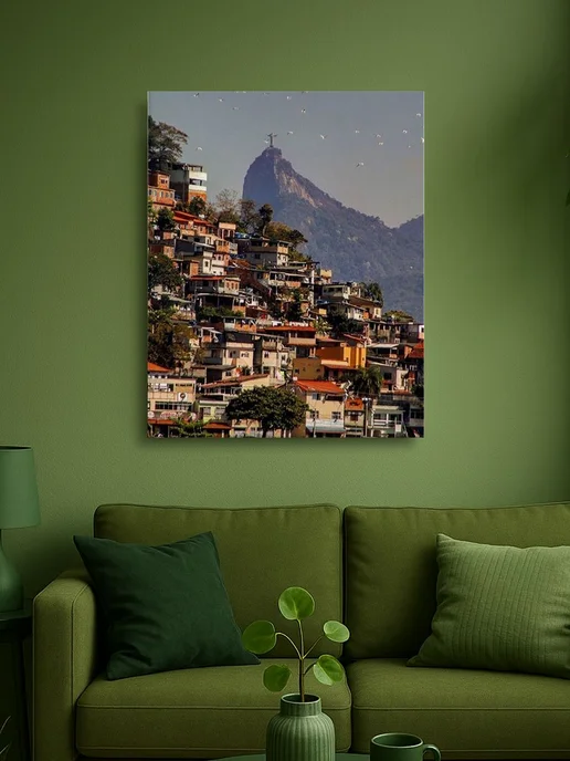 АртКод Картина на холсте 40 x 50 архитектура зданий, 40x50, фото 2
