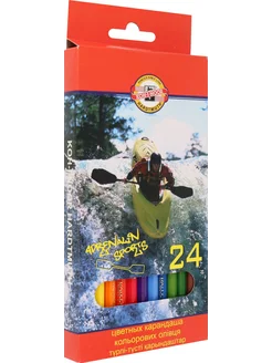 KOH-I-NOOR Карандаши цветные Sport, 24 цвета