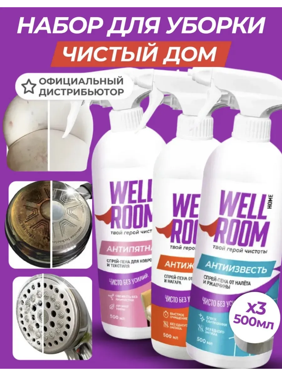 Wellroom набор для уборки ванны