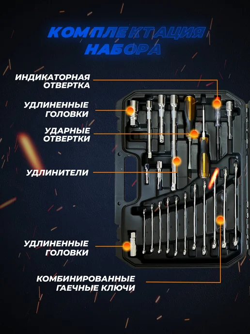 MIDOM Набор инструментов для авто, вариант, фото 5