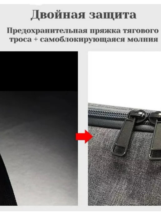 Переноска тележка сумка 2 в 1 на колёсах для кошек и собак, серый, фото 7
