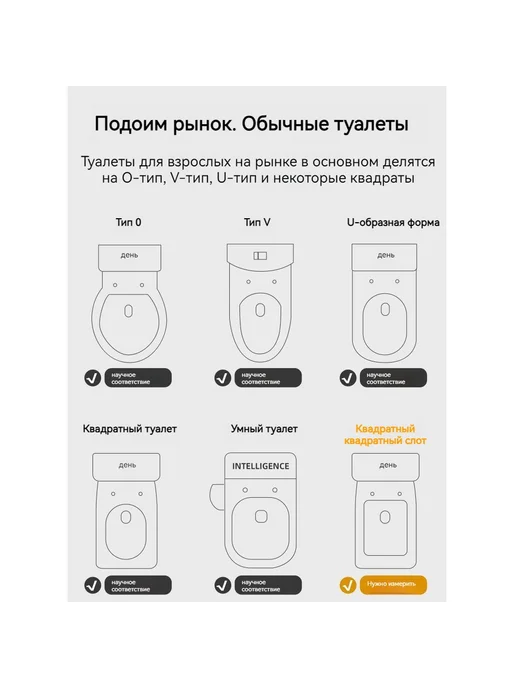 Детский адаптер для унитаза Серый ПВХ O5C, серый, фото 2