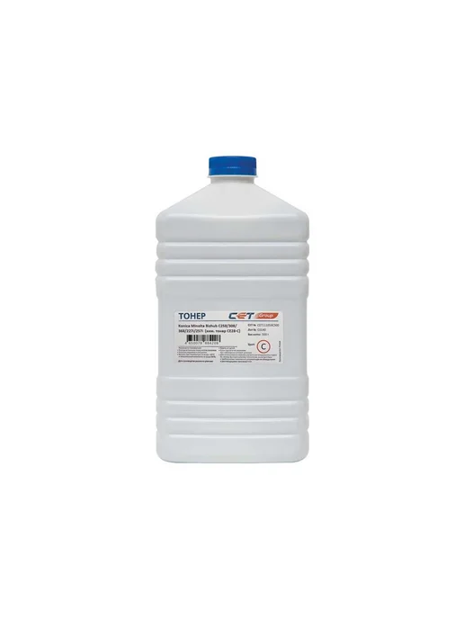 CET Тонер CE28-C для KONICA MINOLTA Bizhub C257i, C258 голубой, голубой