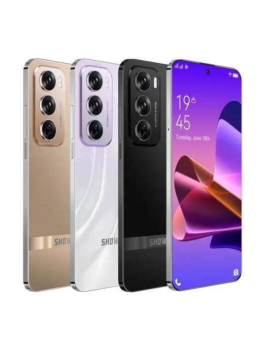 Смартфон showji Reno12 Pro 16/512 ГБ, золотой, фото 5