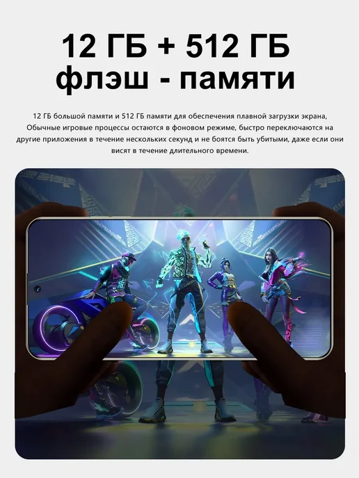 Смартфон showji 14ultra Amoled 8 12/512 ГБ, черный, фото 8