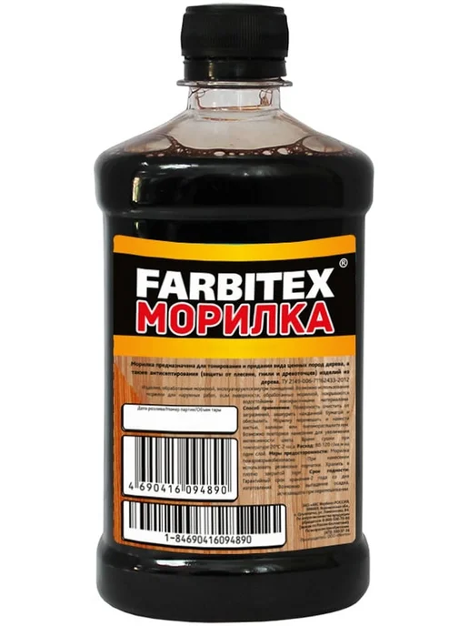 Farbitex Морилка для дерева без запаха палисандр 0.5 л водная, 500 мл, фото 2