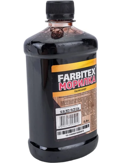 Farbitex Морилка для дерева без запаха палисандр 0.5 л водная, 500 мл, фото 4