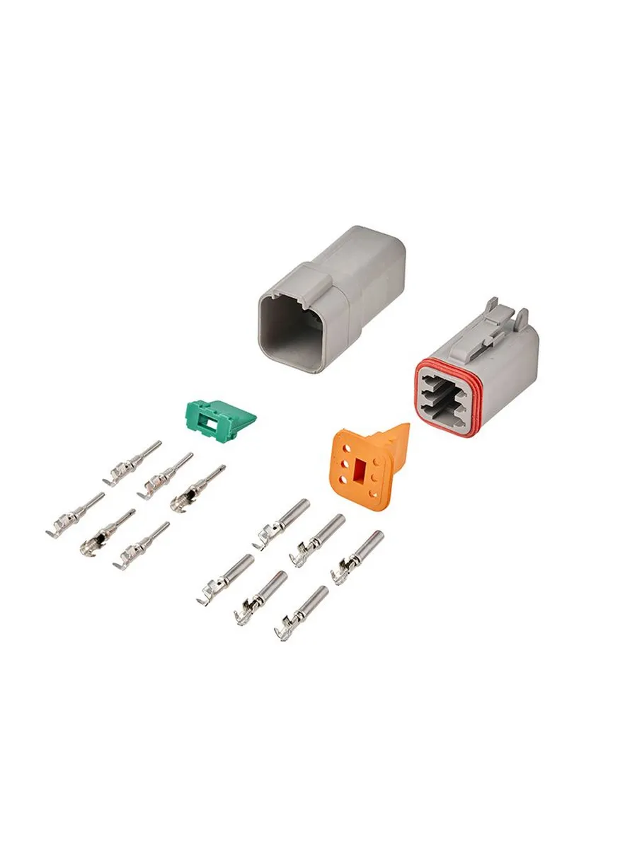 Разъёмы герметичные Deutsch DT04-6P DT06-6S 6 контактные