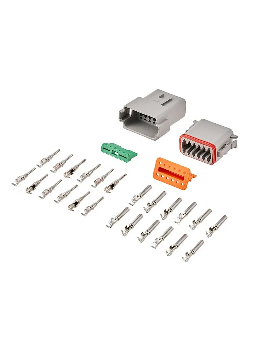 Разъёмы герметичные Deutsch DT06-12S DT04-12P 12 контактные