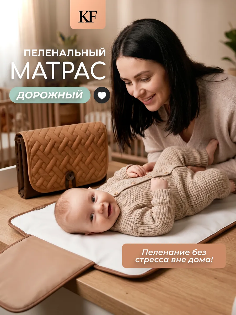 Пеленальный матрасик непромокаемый