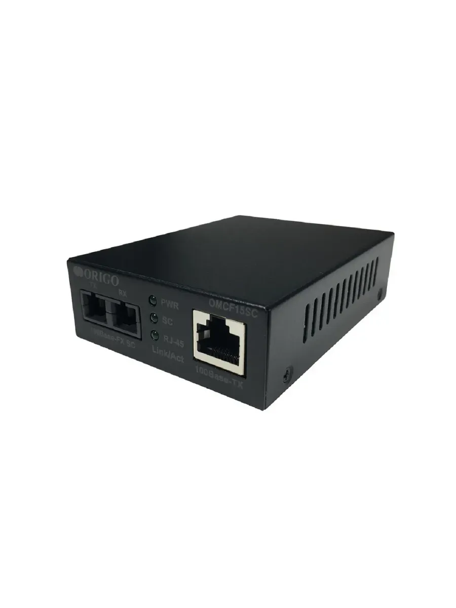 Медиаконвертер ORIGO OMCF15SC A1A Медиаконвертер 100Base-TX