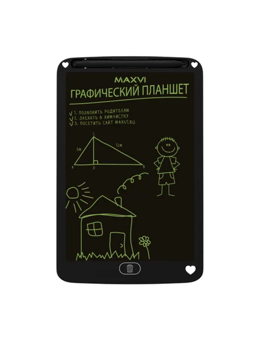 Maxvi Графический планшет MGT-02 Розовый, черный, фото 2
