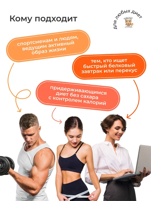 LeafToGo Протеиновые вафли без сахара смесь для выпечки 500г, 450 г, фото 8
