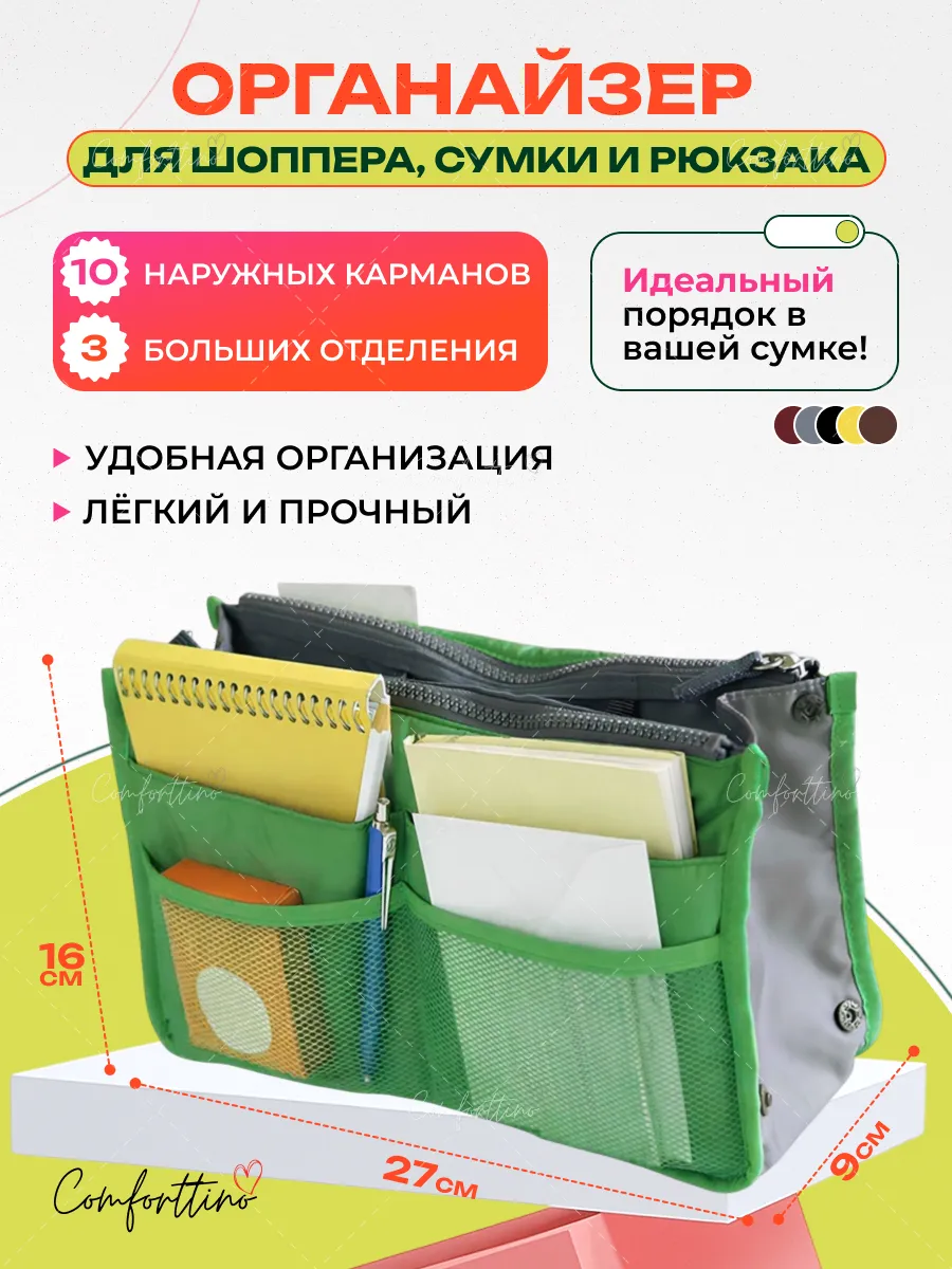 Вкладыш органайзер для сумки