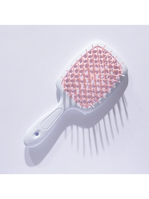 Расческа для волос Superbrush продувная массажная цвет бело-…, белый, фото 2